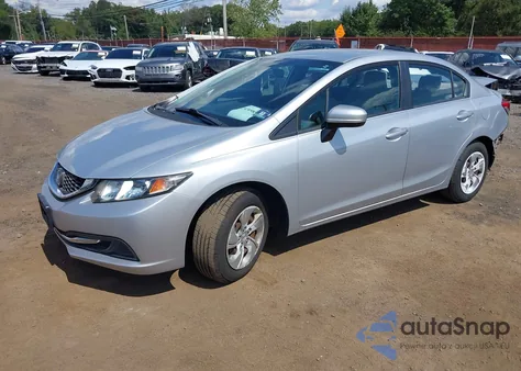 2015 Honda Civic Lx z USA, uszkodzony, nr VIN 2HGFB2F51FH508261
